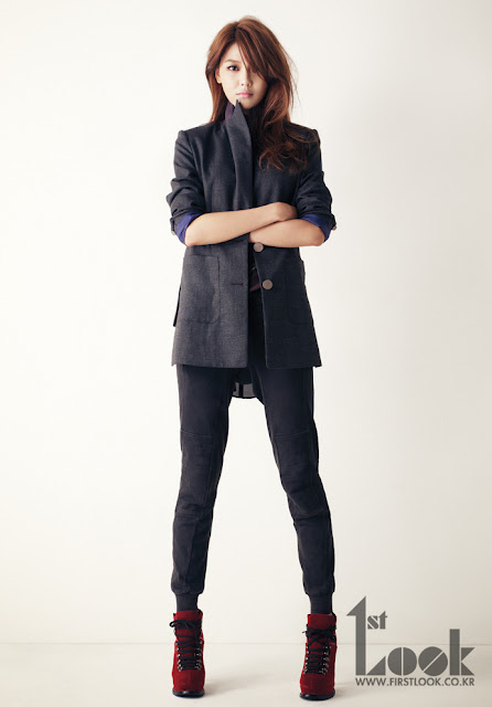 Gambar Foto Sooyoung Girls' Generation di Majalah 1st Look Edisi September 2012