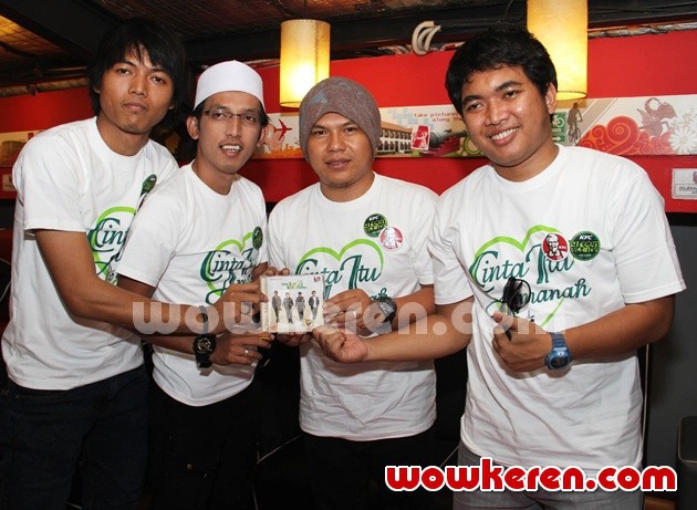 Gambar Foto Wali Saat Peluncuran Album '3 In 1'