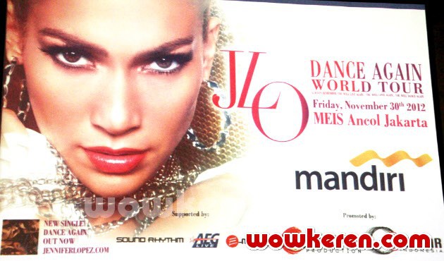 Gambar Foto Jumpa Pers Konser Jennifer Lopez