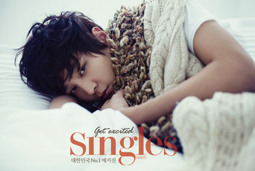 Gambar Foto Joo Won di Majalah Singles Edisi November 2012