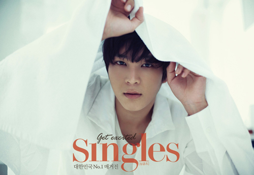 Gambar Foto Joo Won di Majalah Singles Edisi November 2012