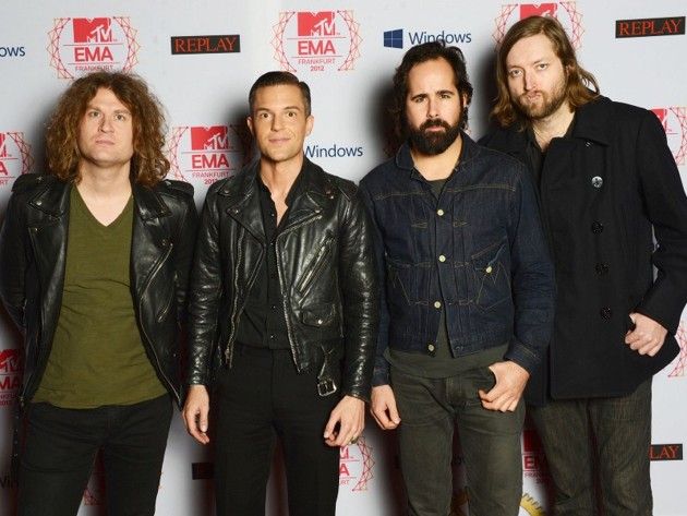 Gambar Foto The Killers di Red Carpet MTV EMA 2012