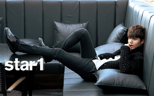 Gambar Foto Lee Min Ho di Majalah @Star1 Edisi Desember 2012