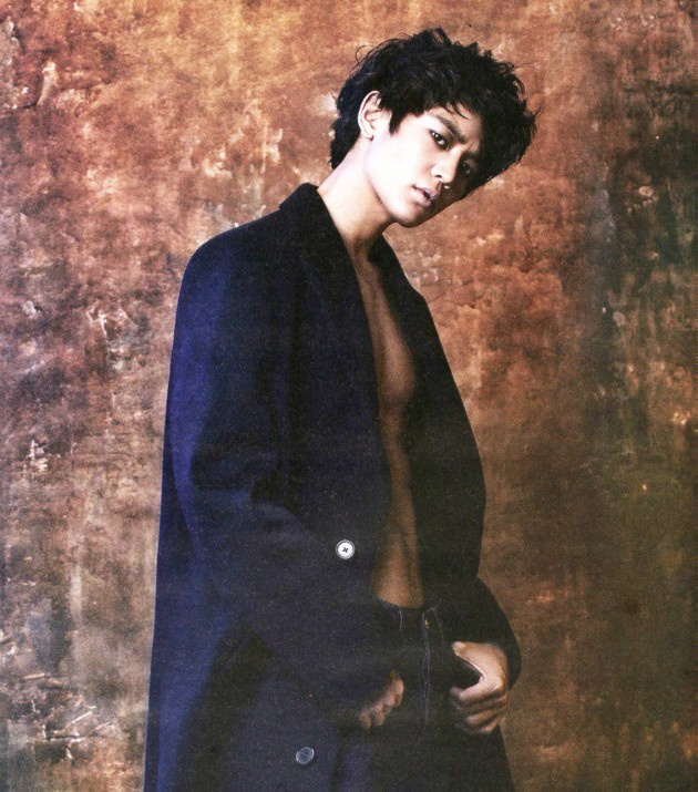 Gambar Foto Minho SHINee di Majalah W Korea Edisi Desember 2012