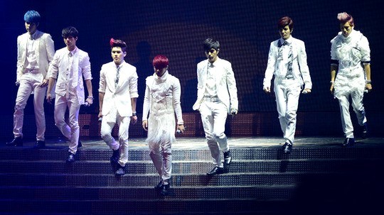 Gambar Foto Penampilan Infinite di Melon Music Awards 2012