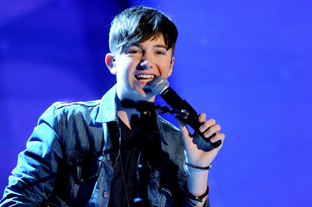 Foto Greyson Chance saat Red Carpet dan Pengambilan Gambar 