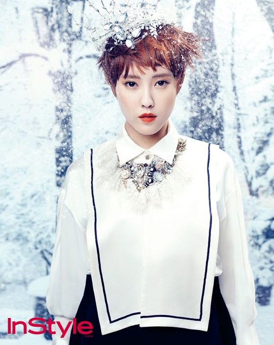Gambar Foto Hyomin T-ara di Majalah InStyle Edisi Januari 2013