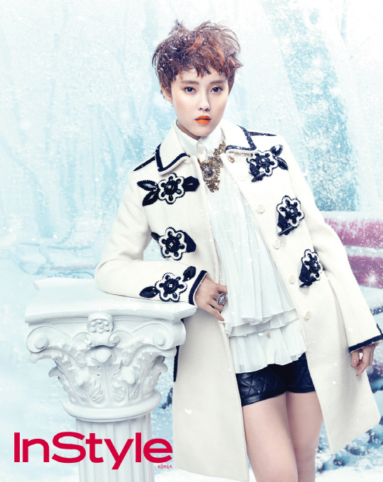Gambar Foto Hyomin T-ara di Majalah InStyle Edisi Januari 2013