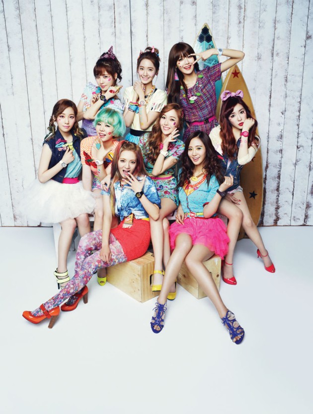 Gambar Foto Girls' Generation di Iklan Jam Tangan Casio Baby-G