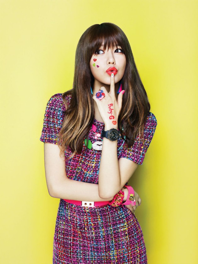 Gambar Foto Sooyoung Girls' Generation di Iklan Jam Tangan Casio Baby-G