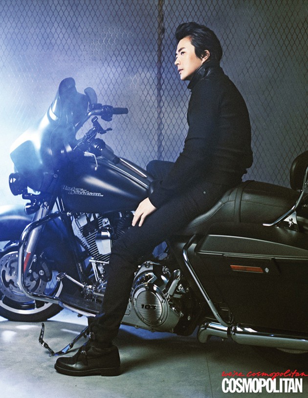 Gambar Foto Kwon Sang Woo di Majalah Cosmopolitan Edisi Februari 2013