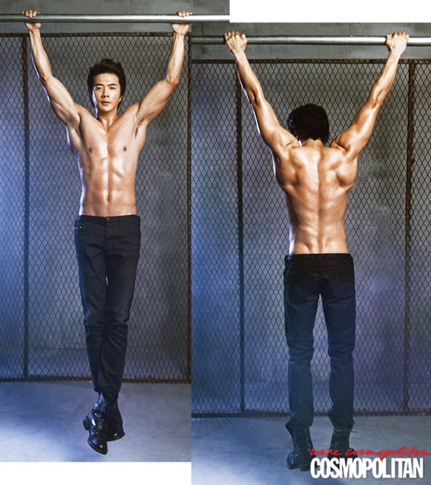 Gambar Foto Kwon Sang Woo di Majalah Cosmopolitan Edisi Februari 2013