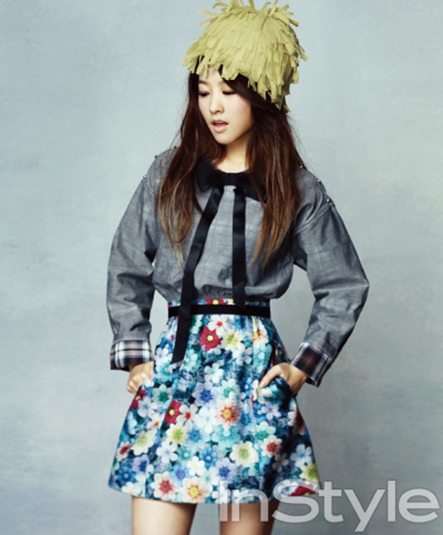 Gambar Foto Park Bo Young di Majalah InStyle Edisi Januari 2013