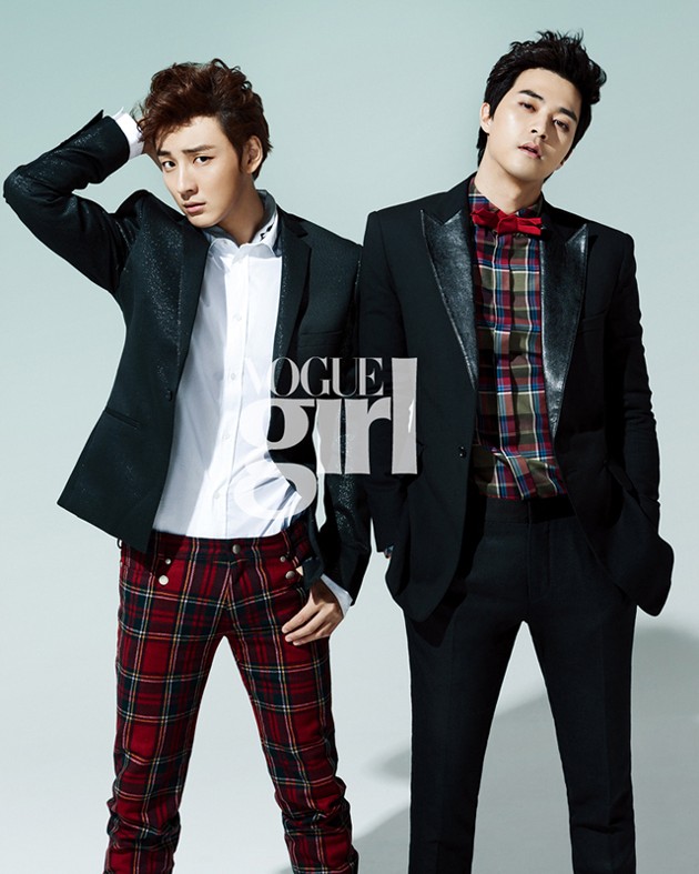 Gambar Foto Yoon Shi Yoon dan Kim Ji Hoon di Majalah Vogue Girl Edisi Februari 2013