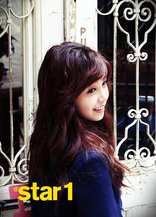 Gambar Foto Eun Ji A Pink di Majalah @Star1