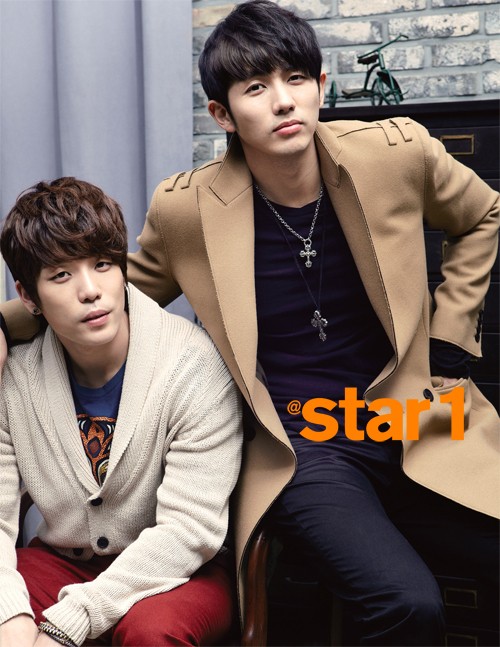 Gambar Foto Changmin dan Seulong 2AM di Majalah @Star1 Edisi Februari 2013