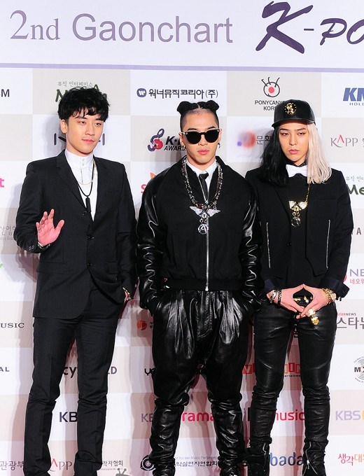 Gambar Foto Big Bang di Red Carpet Gaon Chart K-Pop Awards 2013