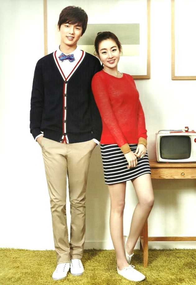 Gambar Foto Kang Min Hyuk CN Blue dan Kang Sora di Katalog Fashion BANGBANG