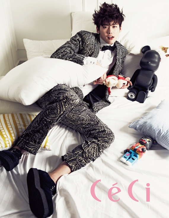 Gambar Foto Lee Jong Suk di Majalah CeCi Edisi Maret 2013