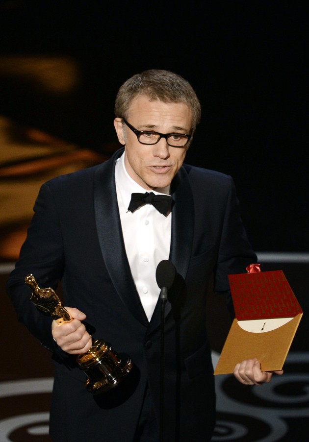 Foto Christoph Waltz raih Piala Best Actor in a Supporting Role