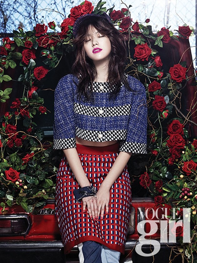 Gambar Foto Han Hyo Joo di Majalah Vogue Girl Edisi Maret 2013
