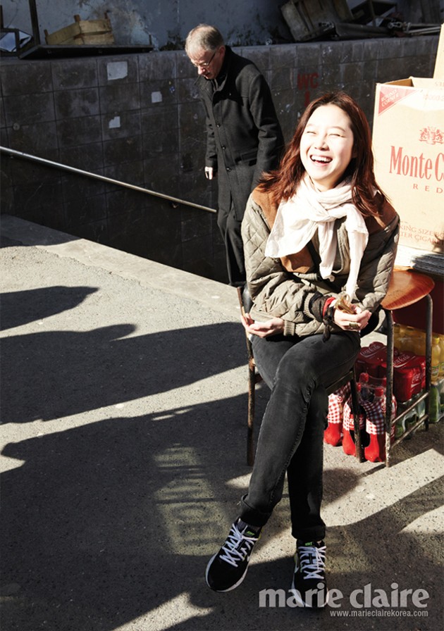 Gambar Foto Gong Hyo Jin di Majalah Marie Claire Edisi Maret 2013