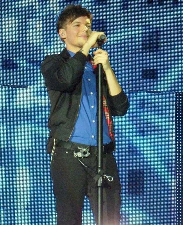 Gambar Foto Louis Tomlinson di Konser Tur 'Take Me Home'