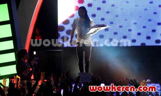 Foto Penampilan DJ Steve Aoki di 'Steve Aoki Premier Concert' Jakarta