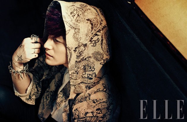 Gambar Foto Kim Bum di Majalah Elle Edisi Maret 2013