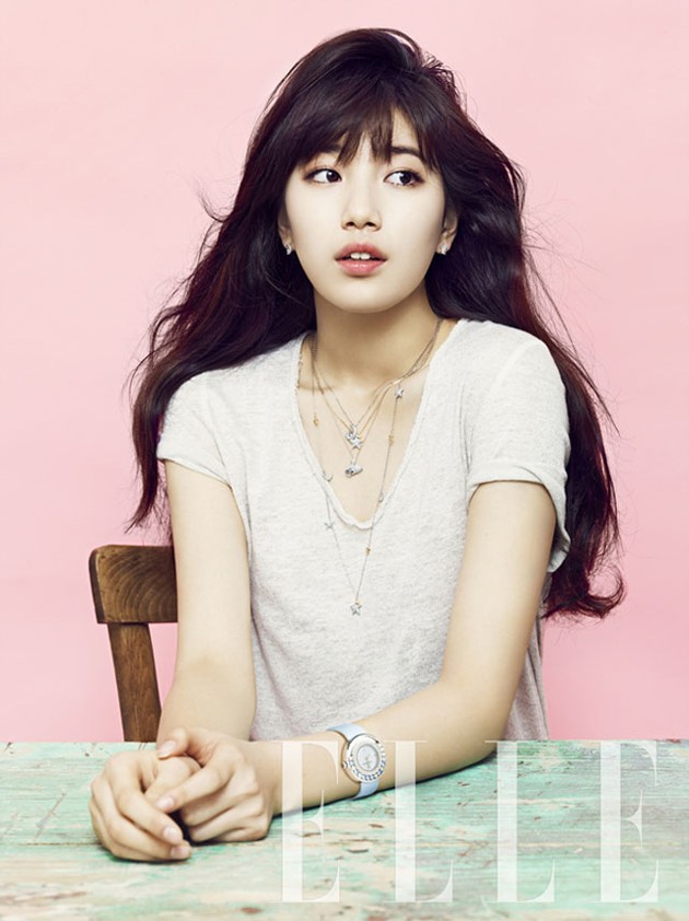 Gambar Foto Suzy miss A di Majalah Elle Edisi Maret 2013