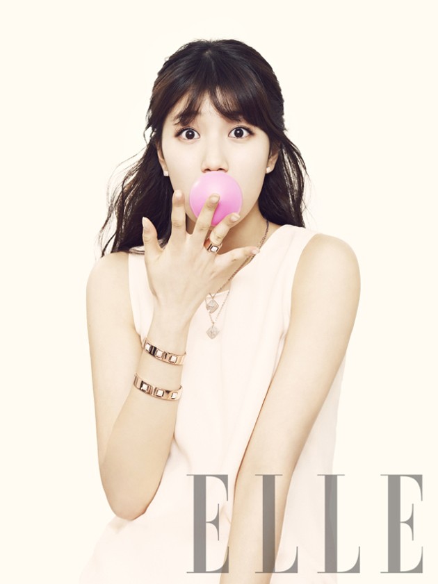 Gambar Foto Suzy miss A di Majalah Elle Edisi Maret 2013