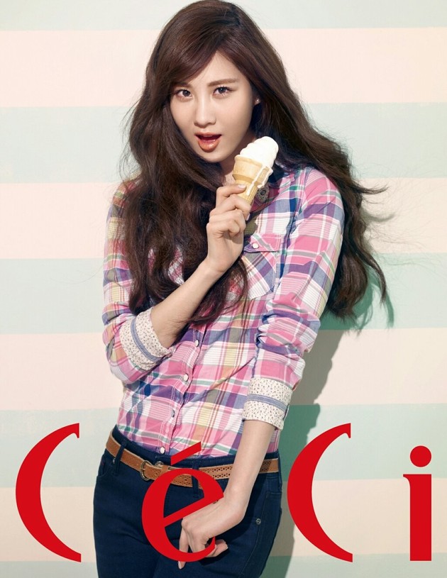 Gambar Foto Seohyun Girls' Generation di Majalah CeCi Edisi Maret 2013