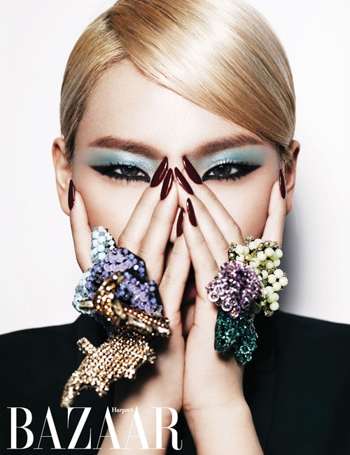 Gambar Foto CL 2NE1 di Majalah Harper's Bazaar Edisi Maret 2013