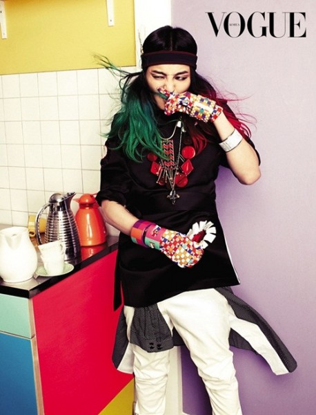 Gambar Foto G-Dragon Big Bang di Majalah Vogue Edisi Maret 2013