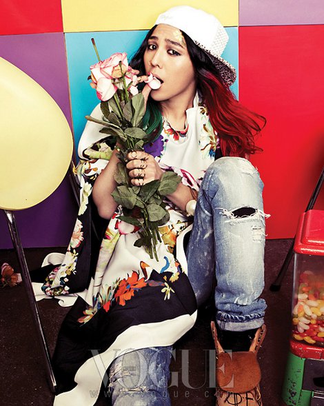Gambar Foto G-Dragon Big Bang di Majalah Vogue Edisi Maret 2013