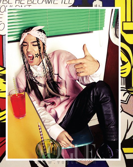 Gambar Foto Taeyang Big Bang di Majalah Vogue Edisi Maret 2013