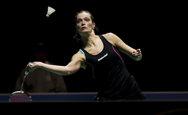 Gambar Foto Tine Baun di Final All England 2013