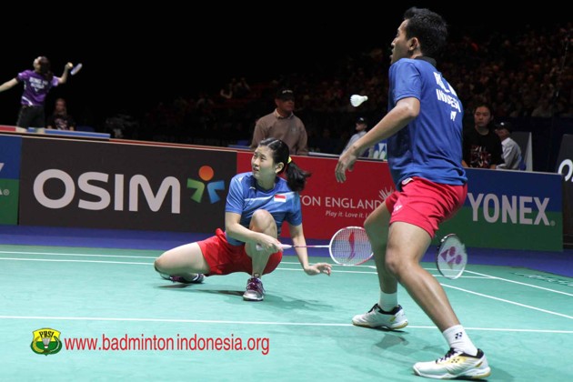 Gambar Foto Muhammad Rijal/Debby Susanto Berlaga di Babak Semifinal All England 2013