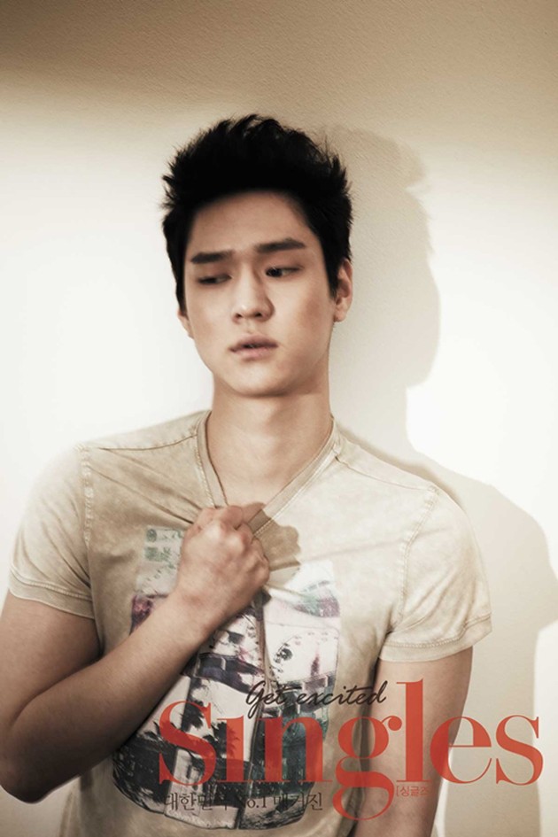 Gambar Foto Go Kyung Pyo di Majalah Singles Edisi Maret 2013