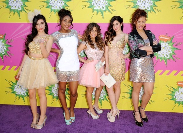 Gambar Foto Fifth Harmony di Orange Carpet Kids Choice Awards 2013