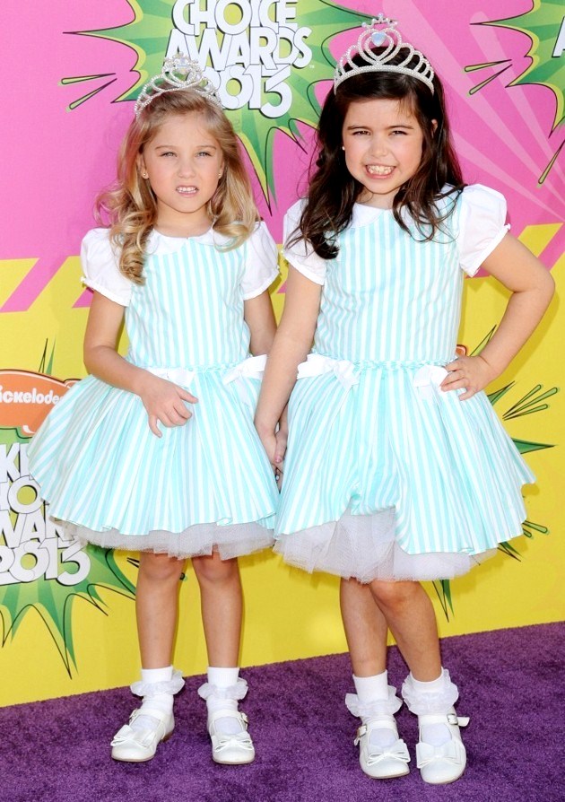Gambar Foto Sophia Grace dan Rosie di Orange Carpet Kids Choice Awards 2013