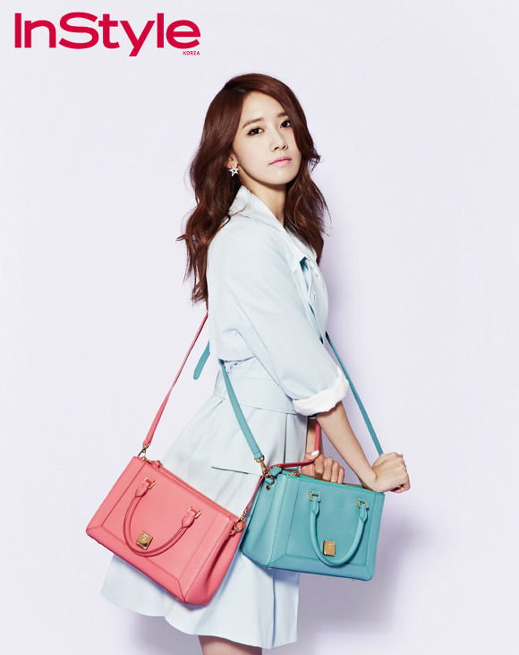 Gambar Foto Yoona Girls' Generation di Majalah InStyle Edisi April 2013
