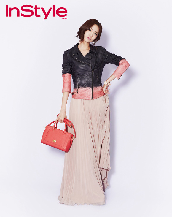 Gambar Foto Yoona Girls' Generation di Majalah InStyle Edisi April 2013