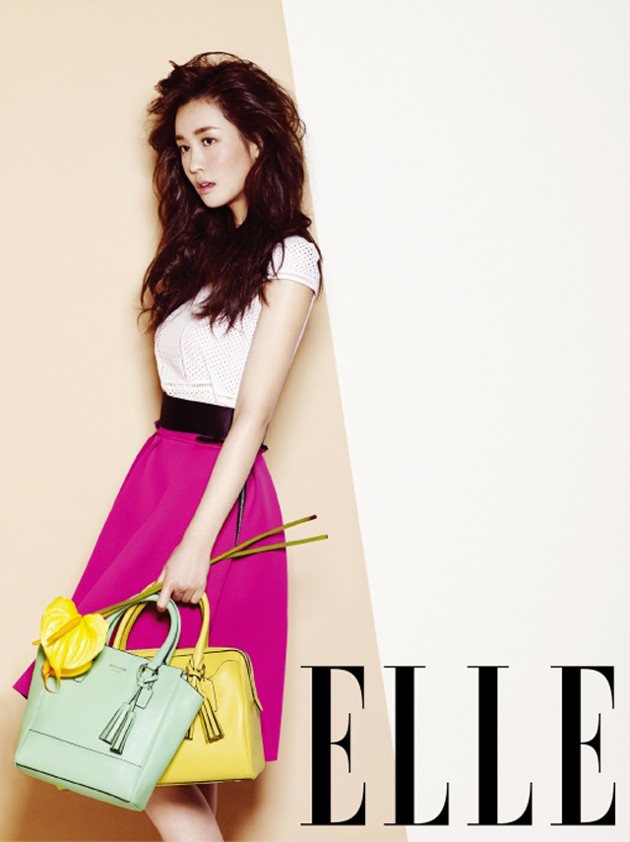 Gambar Foto Lee Da Hae di Majalah Elle Edisi April 2013