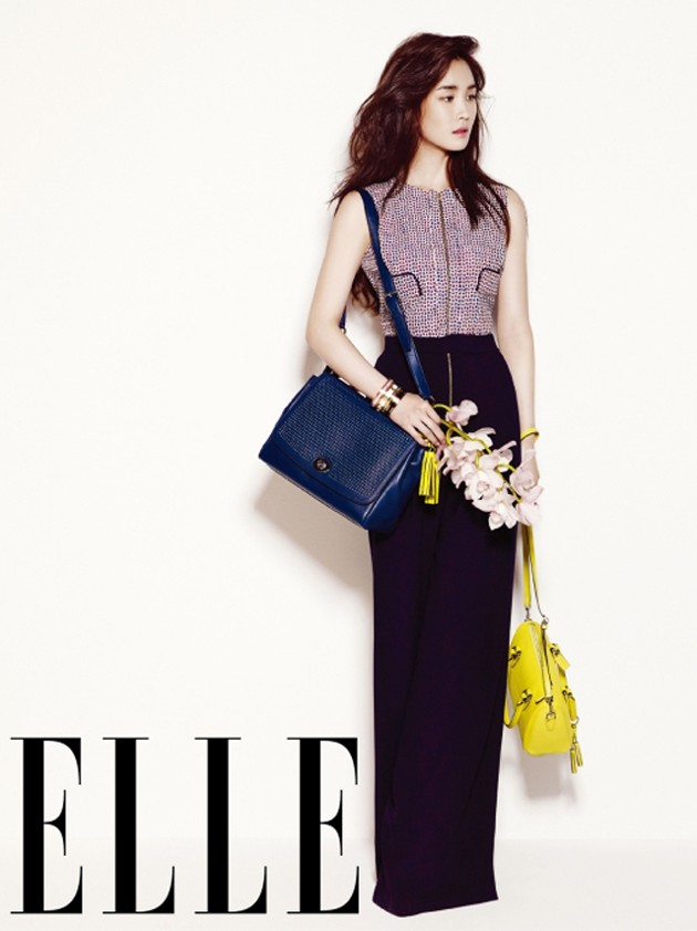 Gambar Foto Lee Da Hae di Majalah Elle Edisi April 2013
