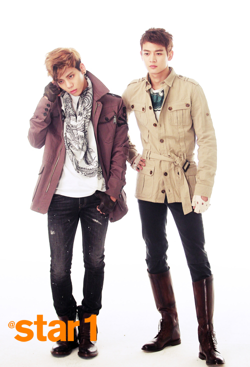 Gambar Foto Jonghyun dan Minho SHINee di Majalah @Star1 Edisi April 2013