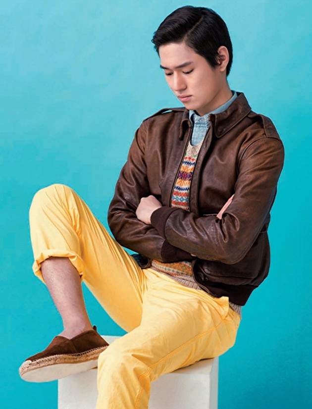 Gambar Foto Go Kyung Pyo di Majalah Esquire Korea Edisi April 2013