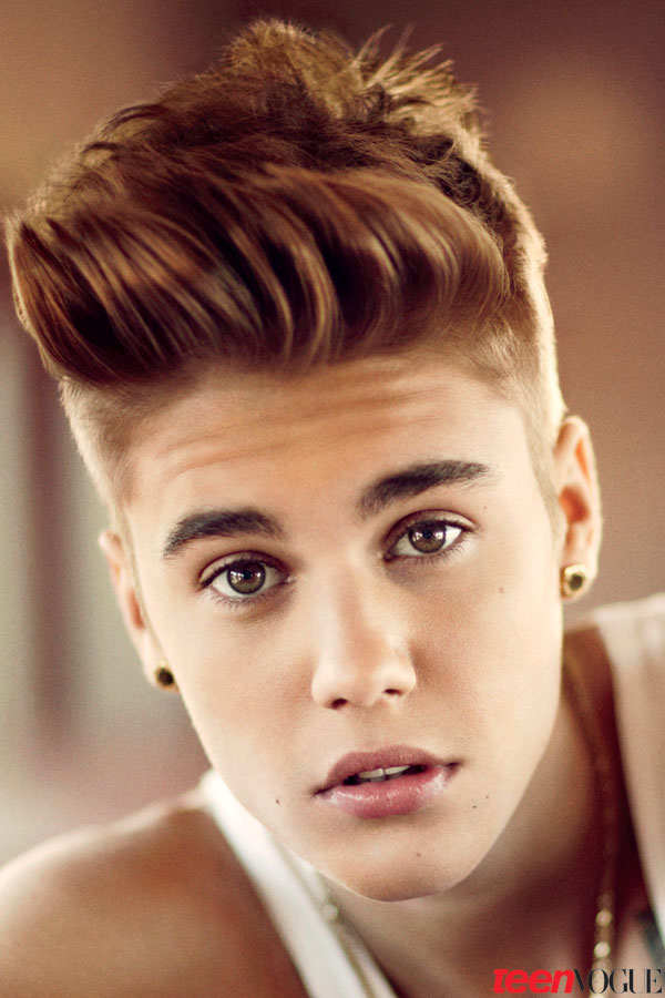 Gambar Foto Justin Bieber di Majalah Teen Vogue Edisi April 2013