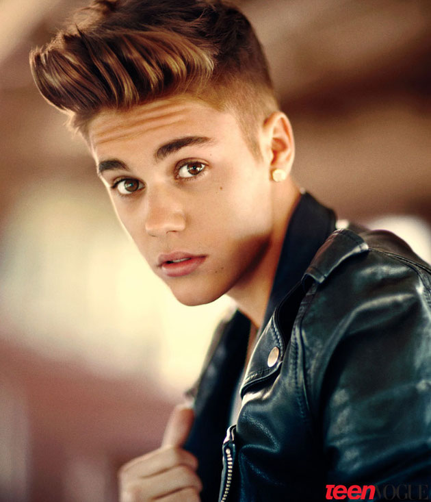Gambar Foto Justin Bieber di Majalah Teen Vogue Edisi April 2013