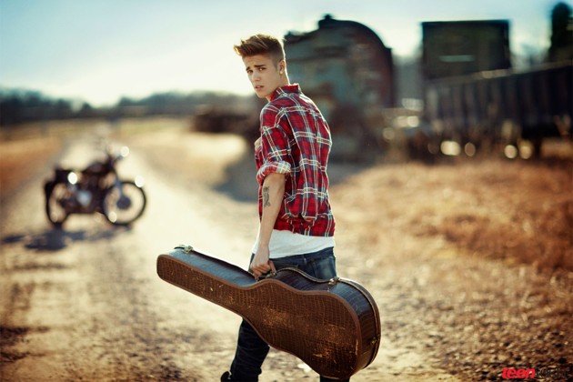Gambar Foto Justin Bieber di Majalah Teen Vogue Edisi April 2013